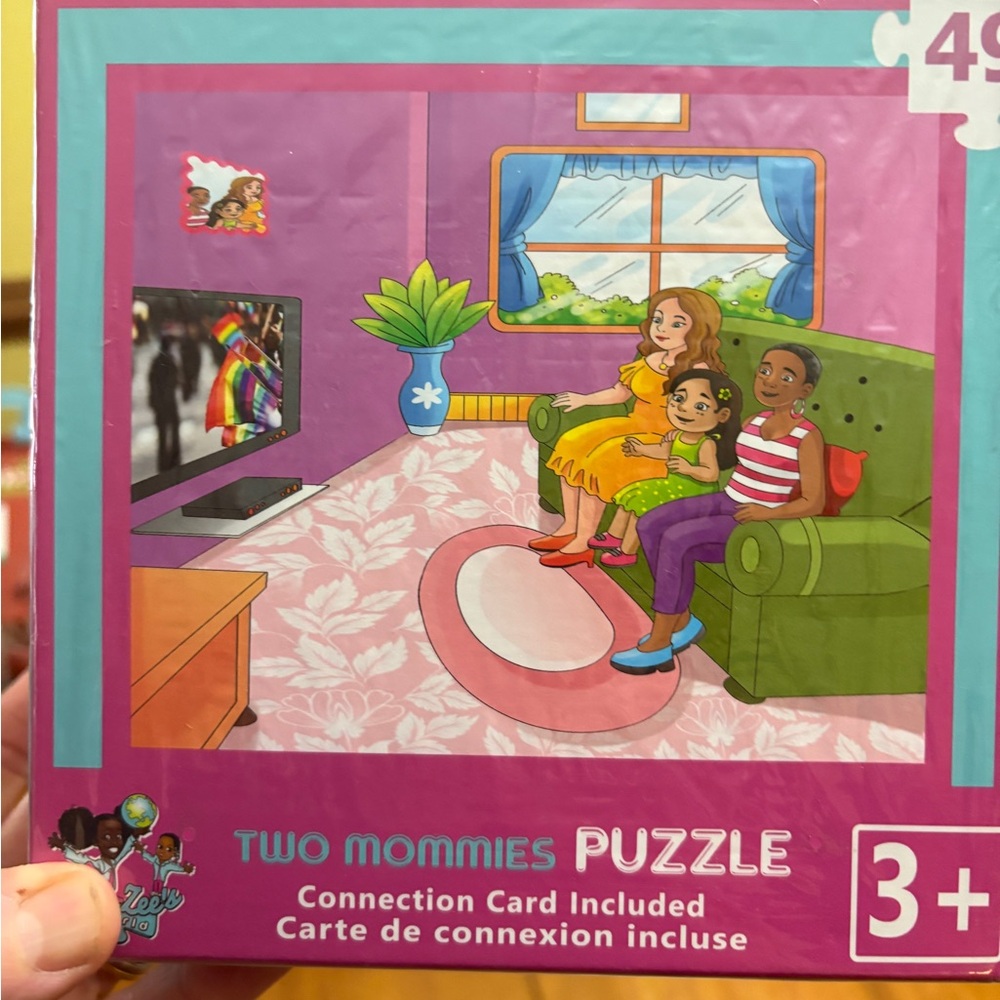 New in pkg 49 pc Two Mommies Puzzle